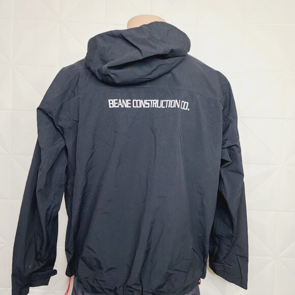 Carhartt Men's Black Hooded Long Sleeve Outdoor Rain Jacket Size Large - Picture 3 of 10